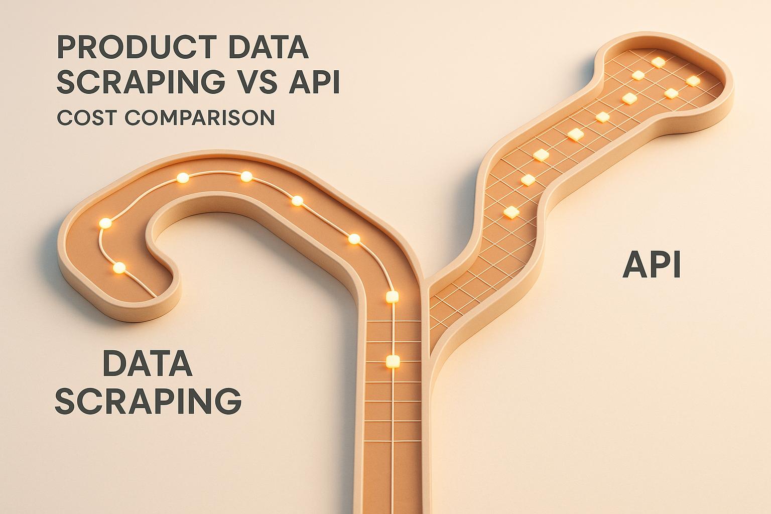 Product Data Scraping vs API: Cost Comparison