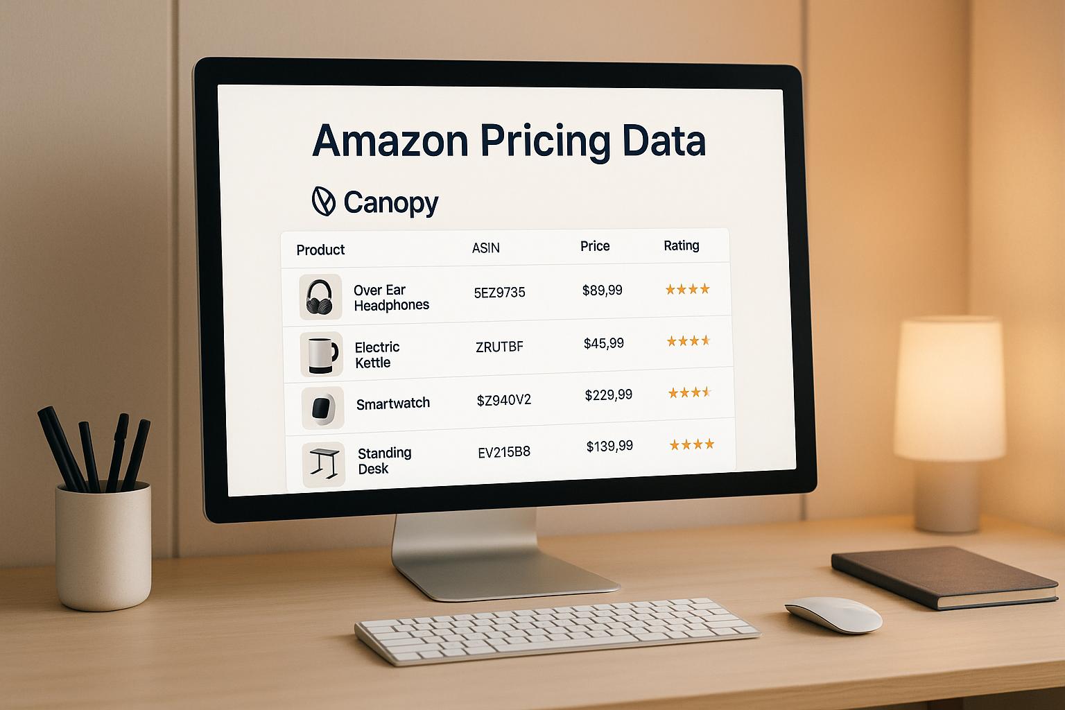 Real-time Amazon pricing data with Canopy API