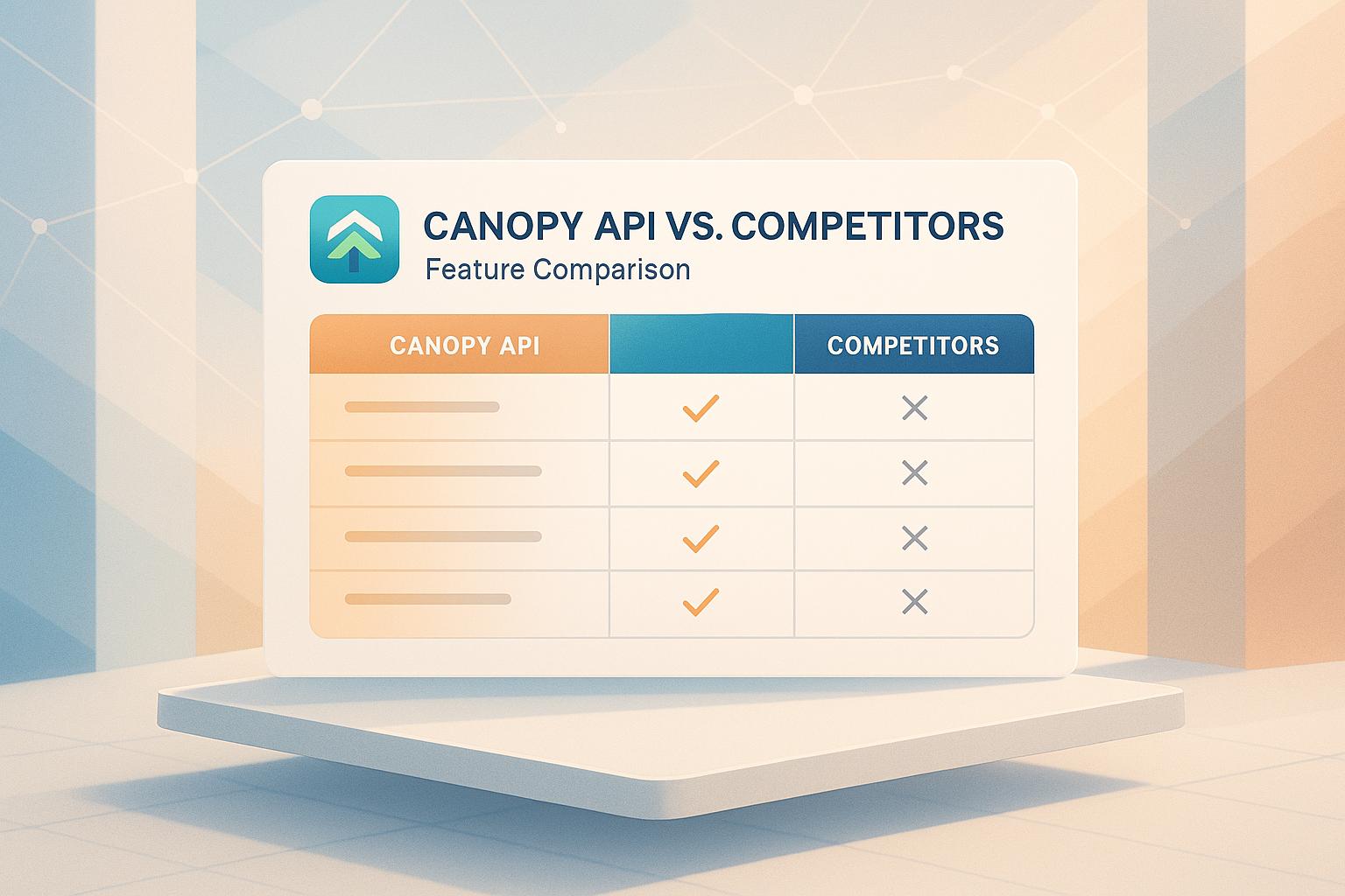 Canopy API vs. Competitors: Feature Comparison